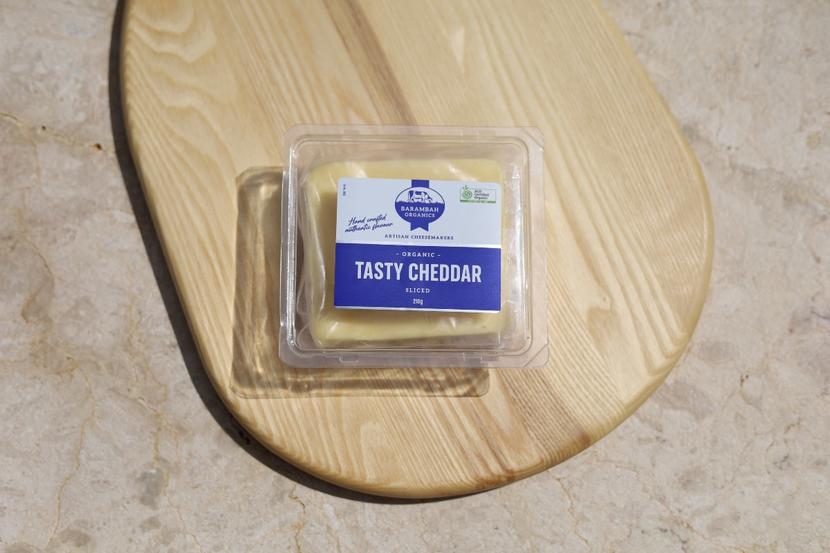 Certified Organic Sliced Tasty Cheese