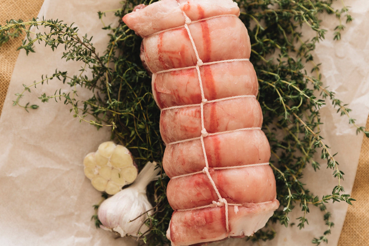 Certified Organic Christmas Rolled Lamb Loin Roast.   *** CHRISTMAS PRE-ORDER ***