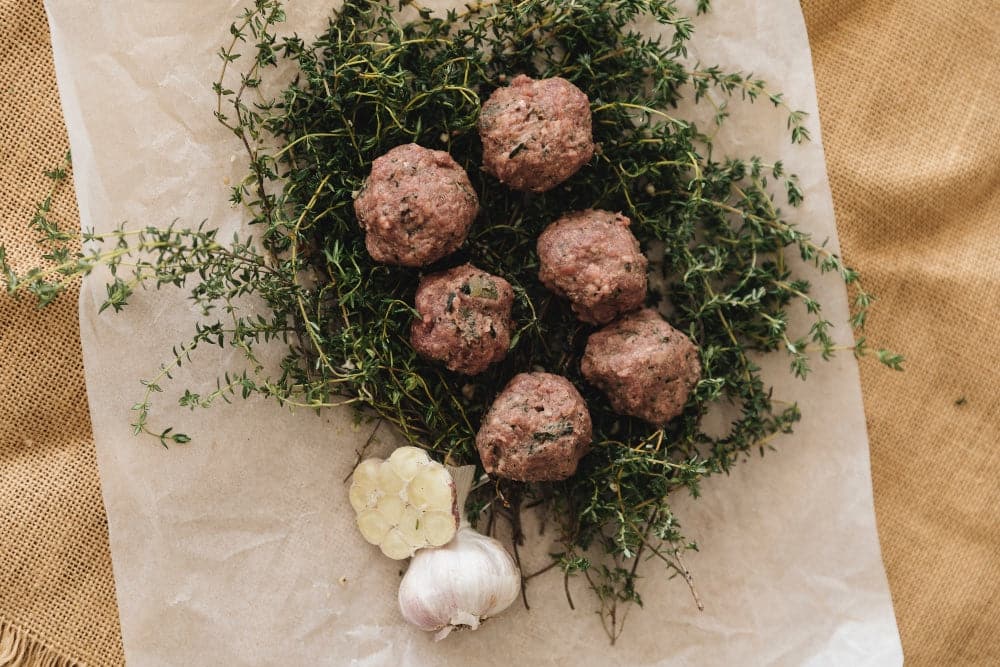 Certified Organic Beef Meatballs with Pate