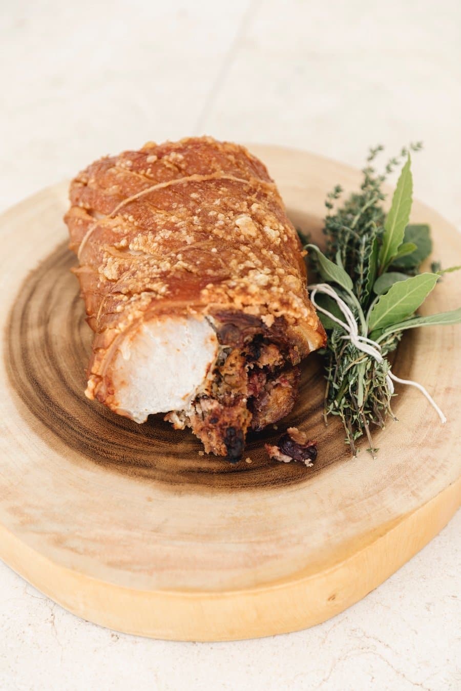 Certified Organic Christmas Boned and Rolled Pork Loin