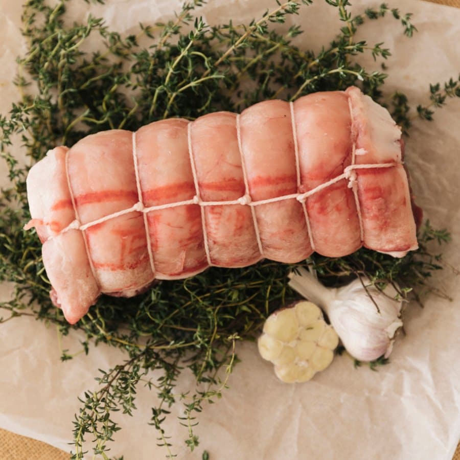Certified Organic Christmas Rolled Lamb Loin Roast.   *** CHRISTMAS PRE-ORDER ***