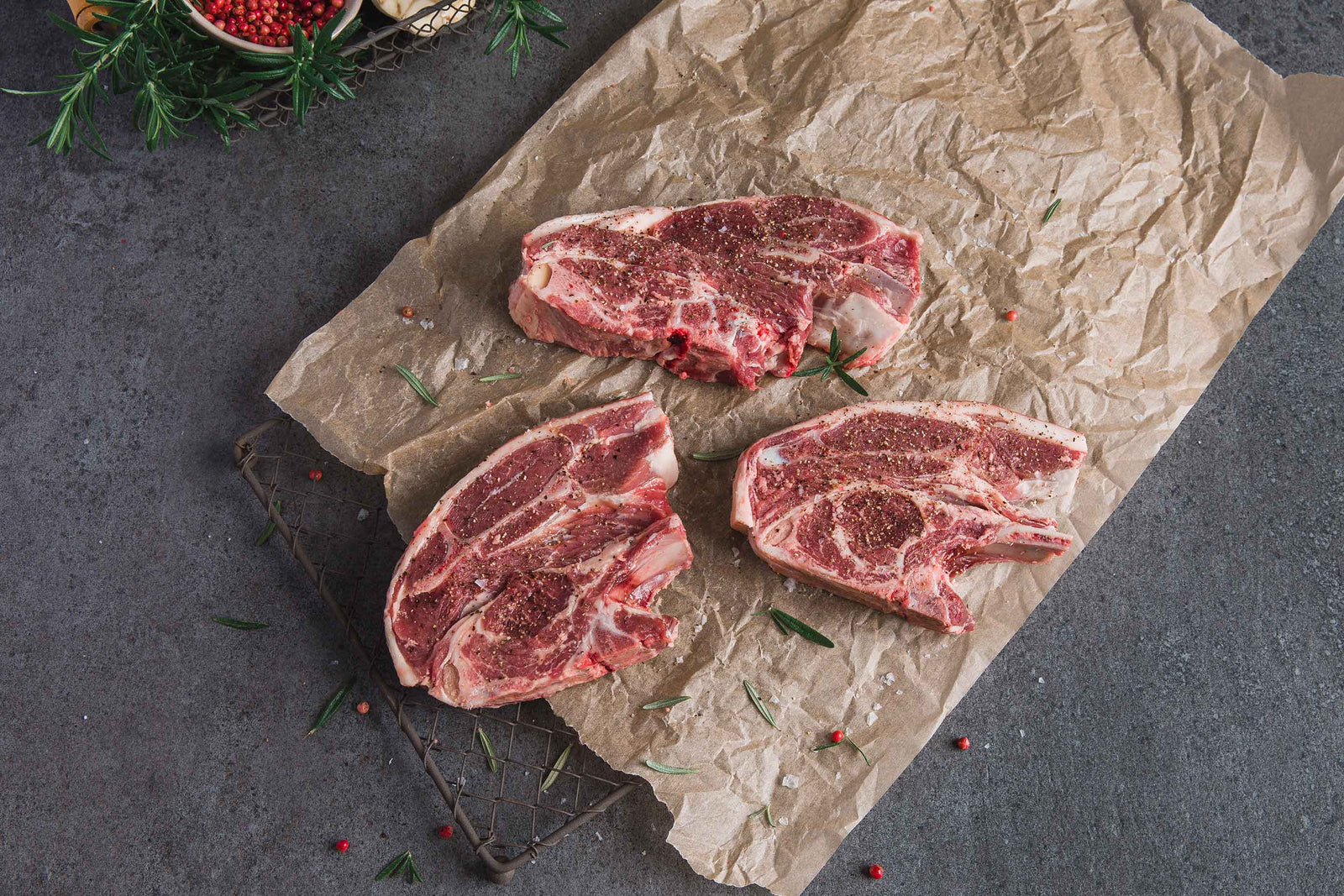 Certified Organic Lamb forequarter chop