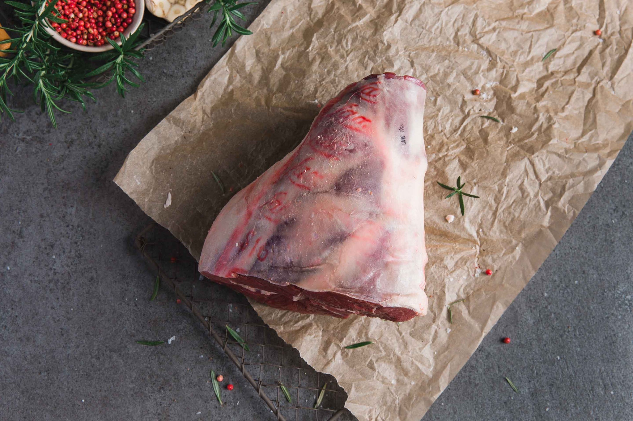 Certified Organic Lamb Leg Bone-In – Half - Australian Organic Meat Co
