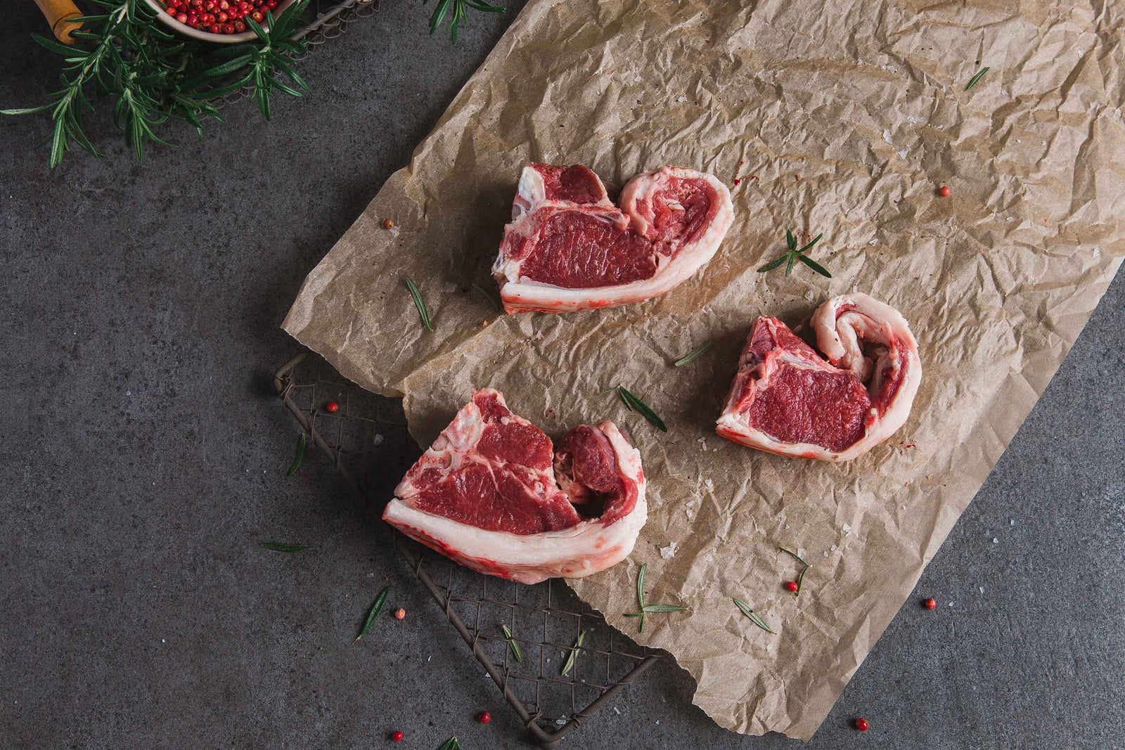 Certified Organic Lamb loin chops