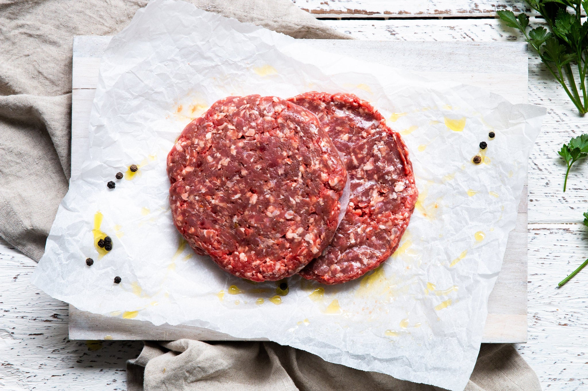 Raw Rissoles Order Certified Organic Pure Beef Rissoles - Australian Organic Meat Co