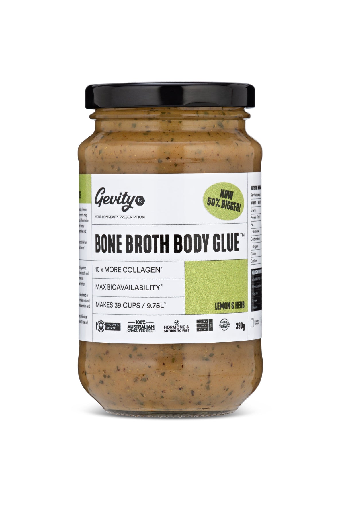 Lemon &amp; Herb Bone Broth Body Glue